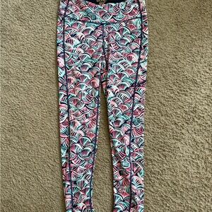 Lilly Pulitzer Pink, Mint & Navy Patterned Leggings